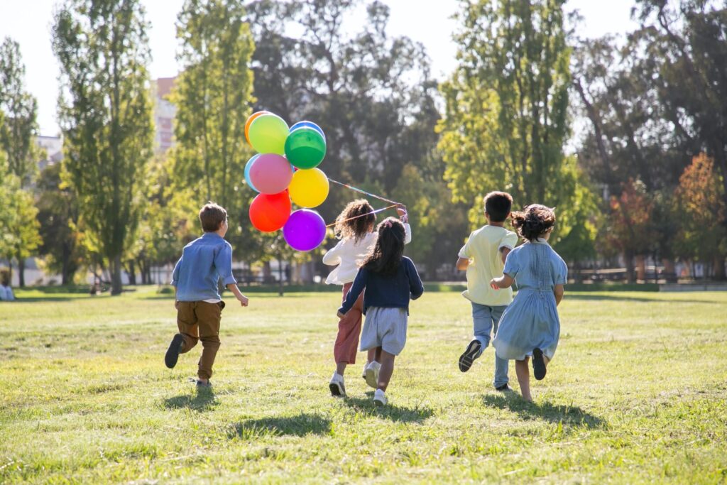 Enfants au parc Paris